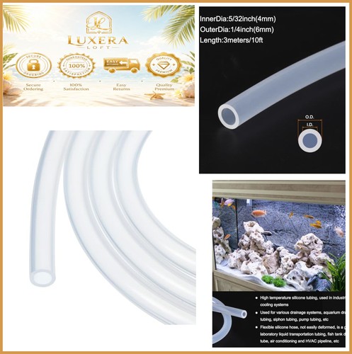 Silicone tubing 5ft id - silicone,